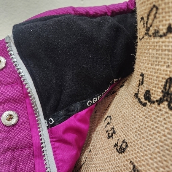 Obermeyer Ridgeline Hydroblock gel Ski Jacket, Purple/Blk, Women's 12 - Picture 8 of 16